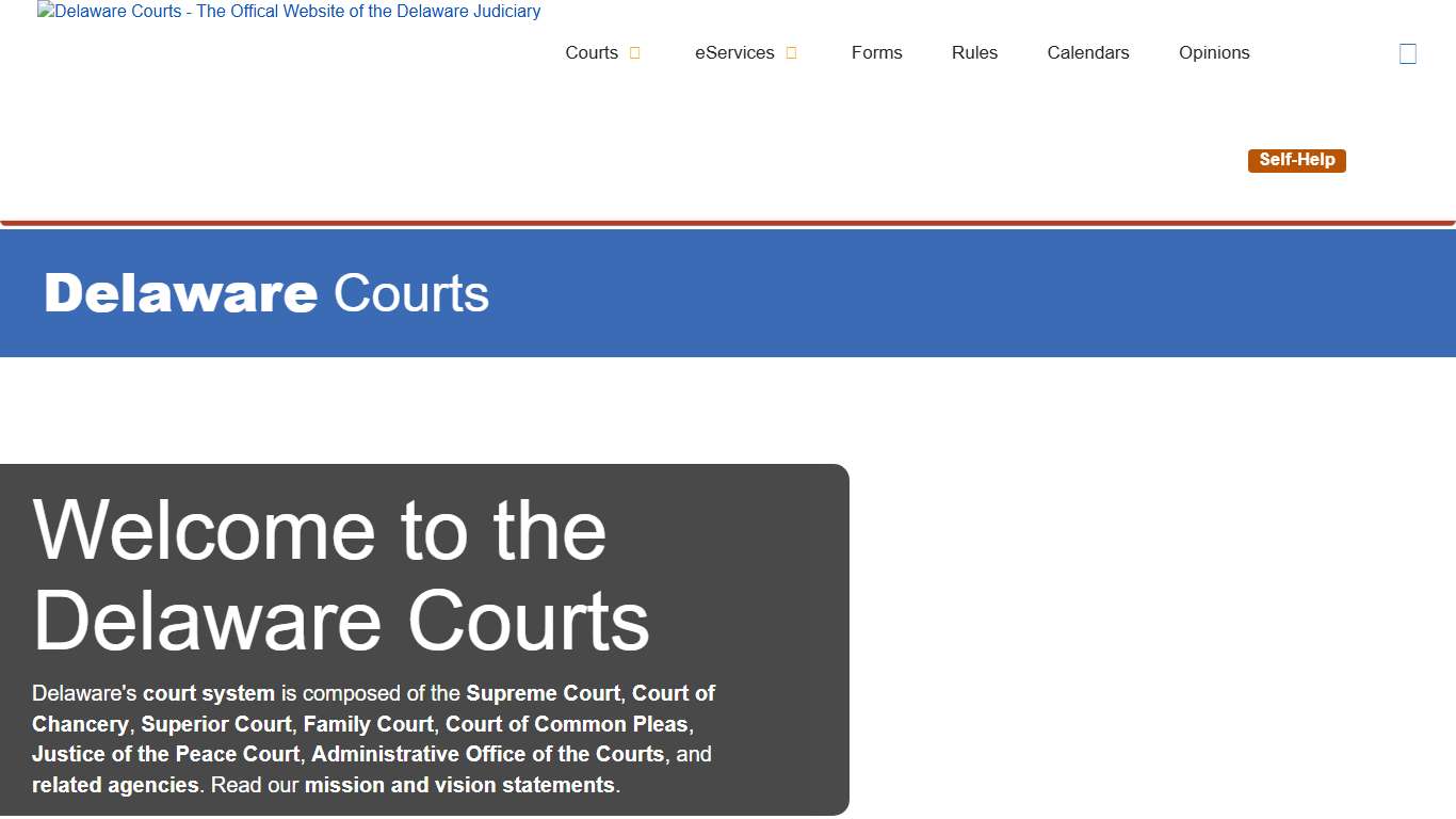 Delaware Courts - State of Delaware